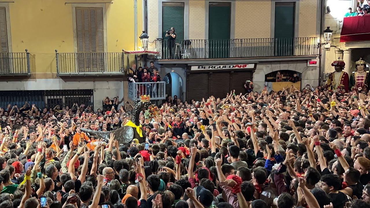 Ball de l’Àliga - Patum de Berga 2023 (segon salt de dijous de Patum completa)