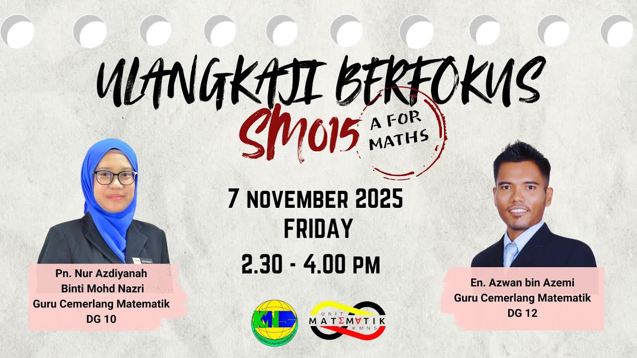PROGRAM ULANGKAJI BERFOKUS SM015 2025/2026