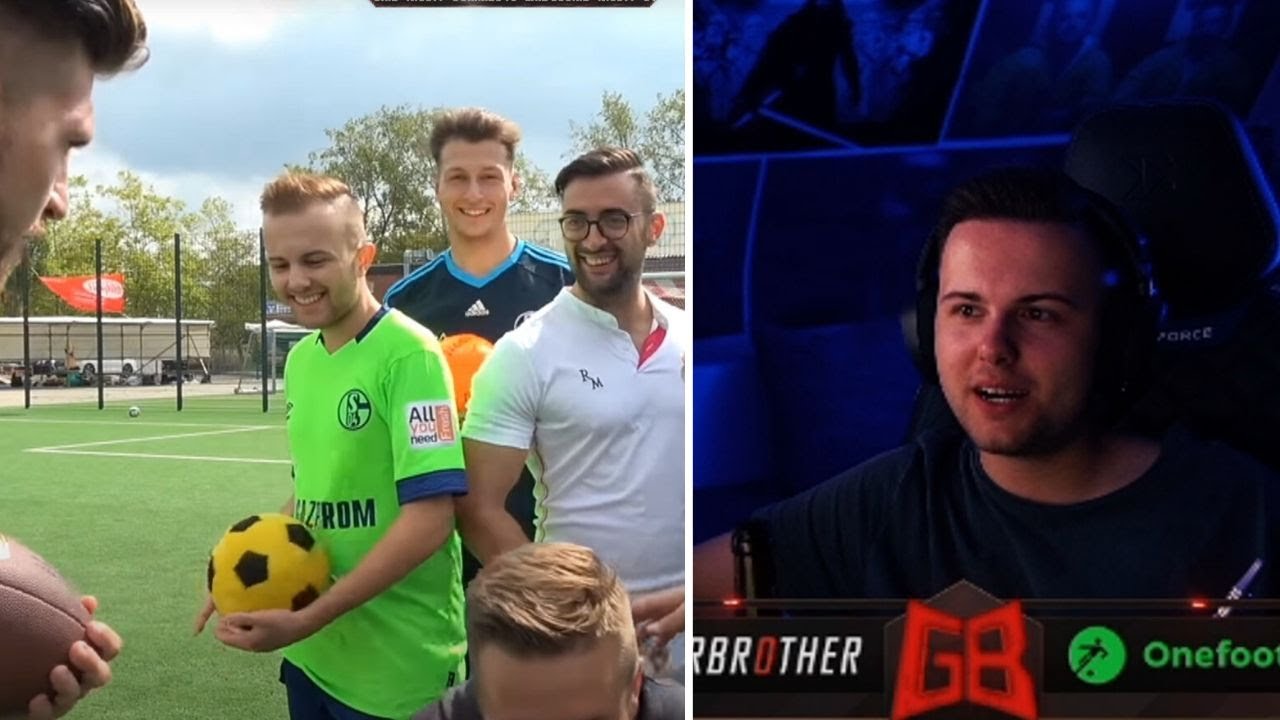 GamerBrother REAGIERT auf CREW FUSSBALL CHALLENGE 🤣⚽️ | GamerBrother Stream Highlights