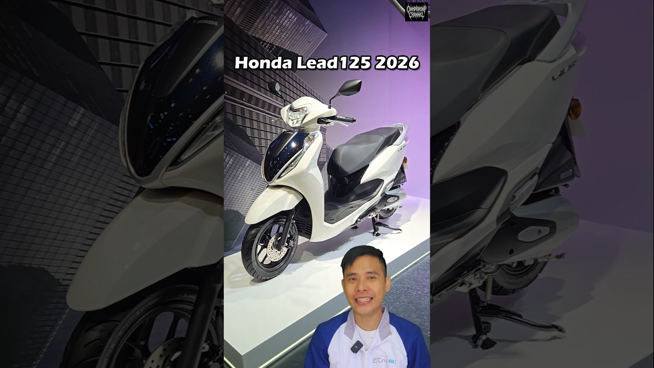 เปิดตัว New Honda Lead125 2026 4 วาล์ว มี ABS แล้ว! ราคาเริ่ม 62,000.-