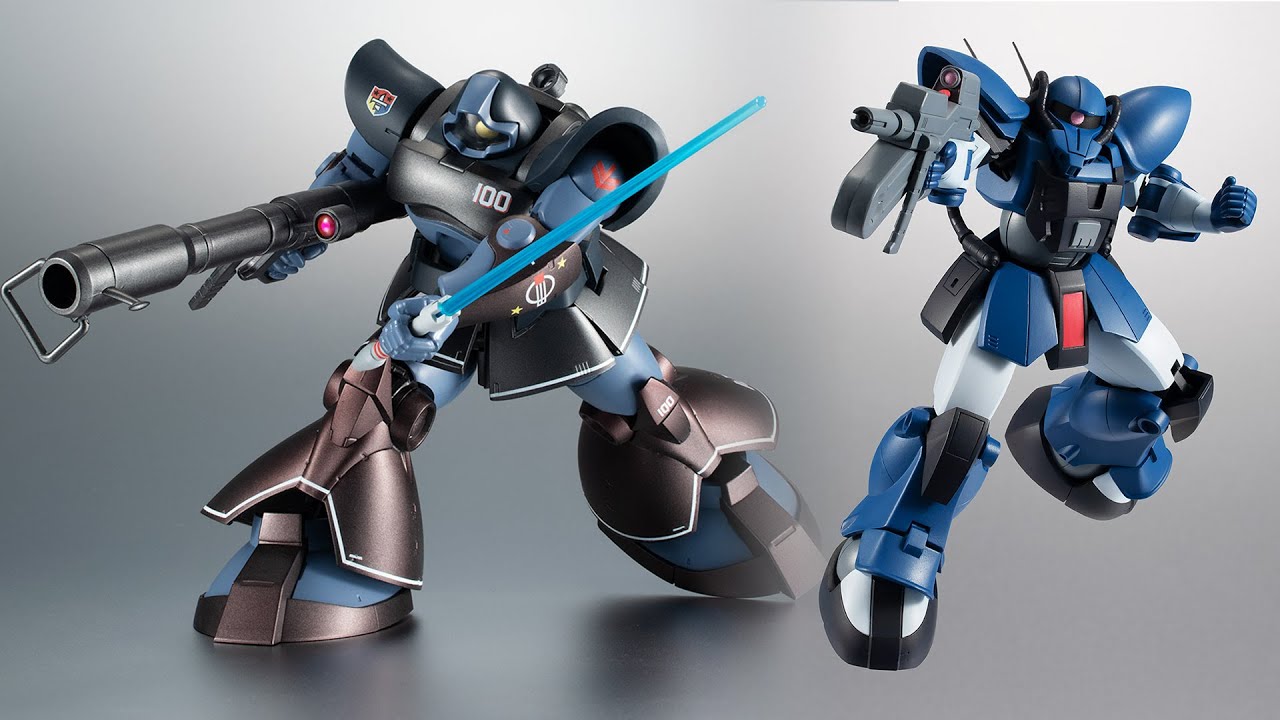 [爆玩具] THE ROBOT SPIRITS SIDE MS - MS-11 ACT ZAKU  & MS-09R RICK DOM Real Type Color- TOYSTV unbox