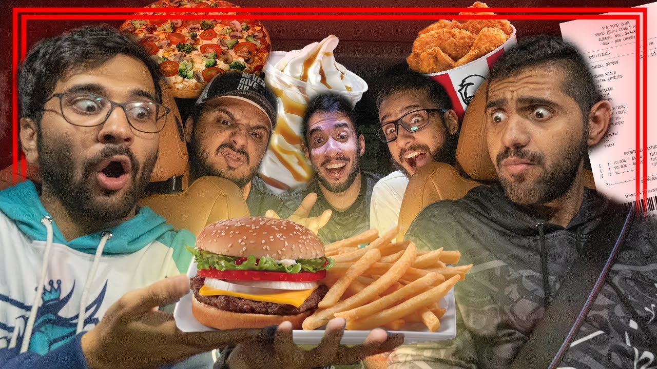 اللي قدامنا يحدد اكلنا (( عجلة الحظ تحدد المطعم 🚗🍔 )) !!