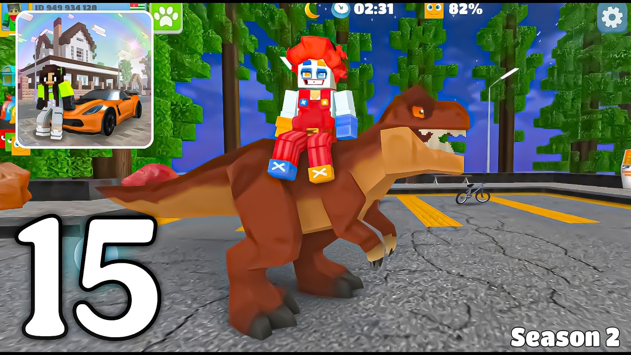 School Party Craft Season 2 New Update Dinosaur Gameplay Walkthrough Part 15 (Android, Ios)
