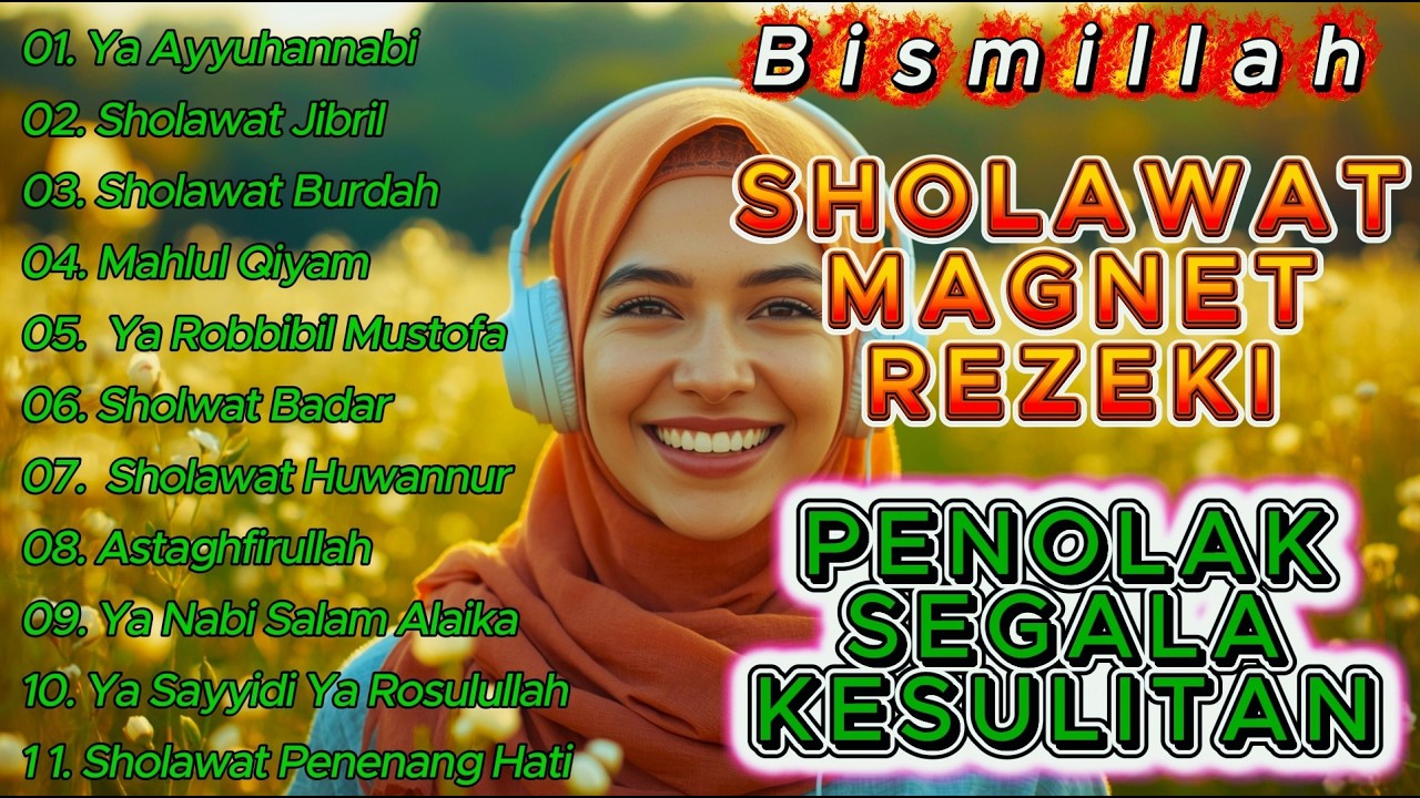 KUMPULAN SHOLAWAT PENARIK REZEKI TERBARU 2026 | Sholawat Jibril, Sholawat Busyro, Nariyah, Asyghil