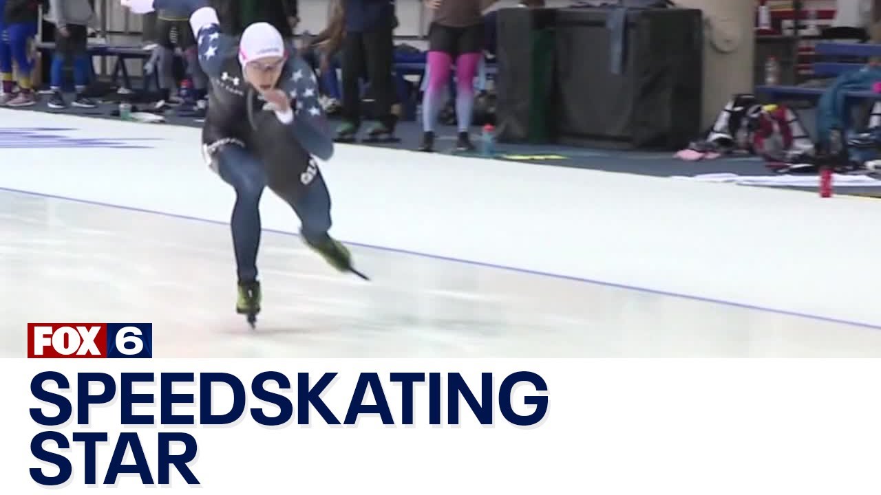 20-year-old speedskating star from Wisconsin | FOX6 News Milwaukee