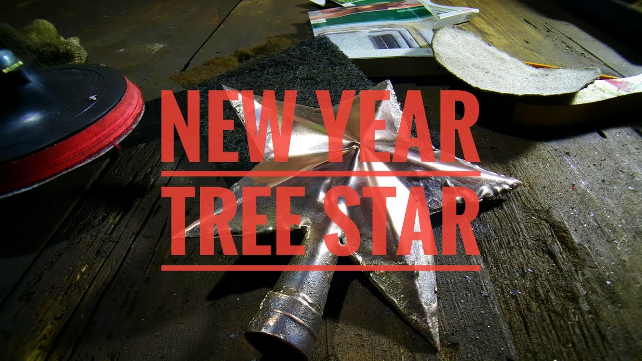 Copper Star New Year Tree