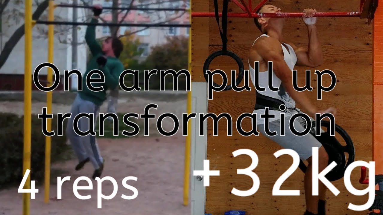 ONE ARM PULL UP TRANSFORMATION 2014 -2018