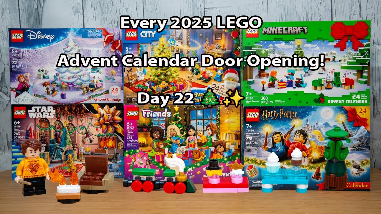 Every 2025 LEGO Advent Calendar Door Opening - Day 22!