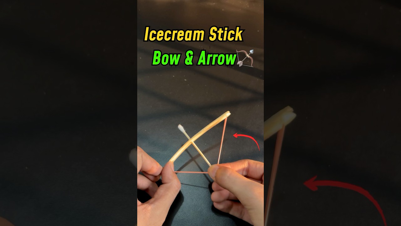 DIY Mini Bow and Arrow 🏹