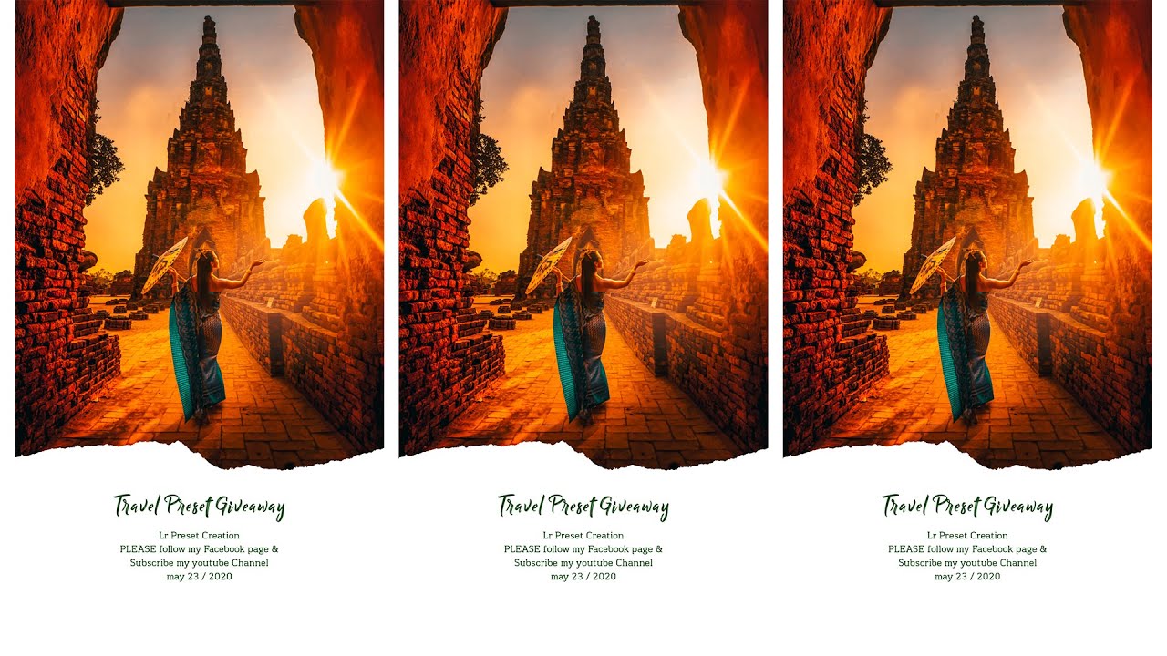 TRAVEL PRESET / LIGHTROOM PRESET TUTORIAL / FREE DNG FILE / 2020