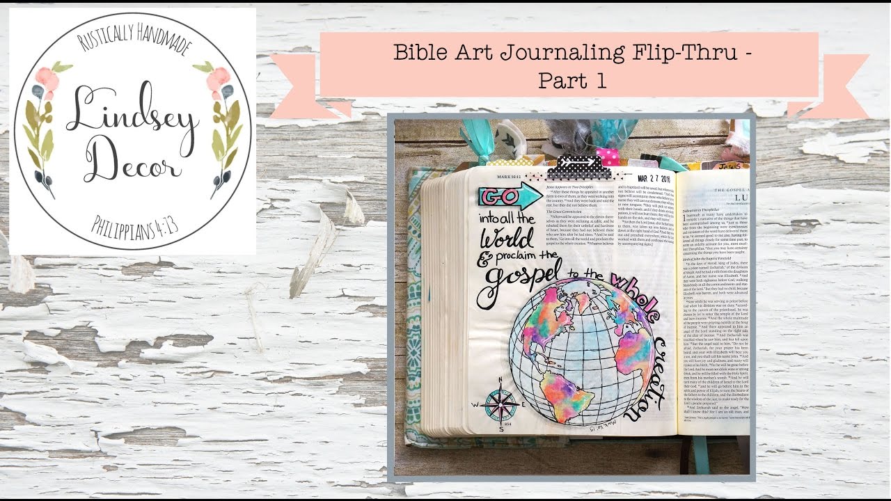 Bible Art Journaling Flip-Thru - Part 1