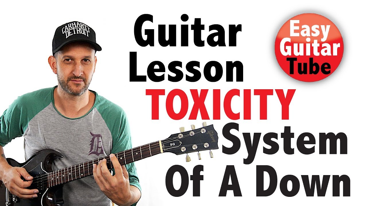 Toxicity - System Of A Down // Guitar lesson + TABS (how to play, tutorial)