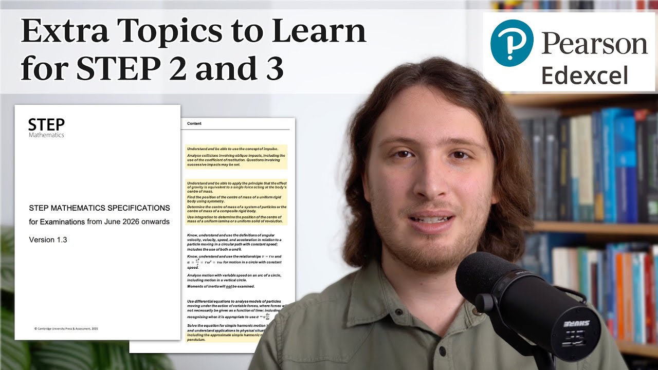 STEP vs Edexcel Maths: Extra Topics to Learn | STEP Specification 2026
