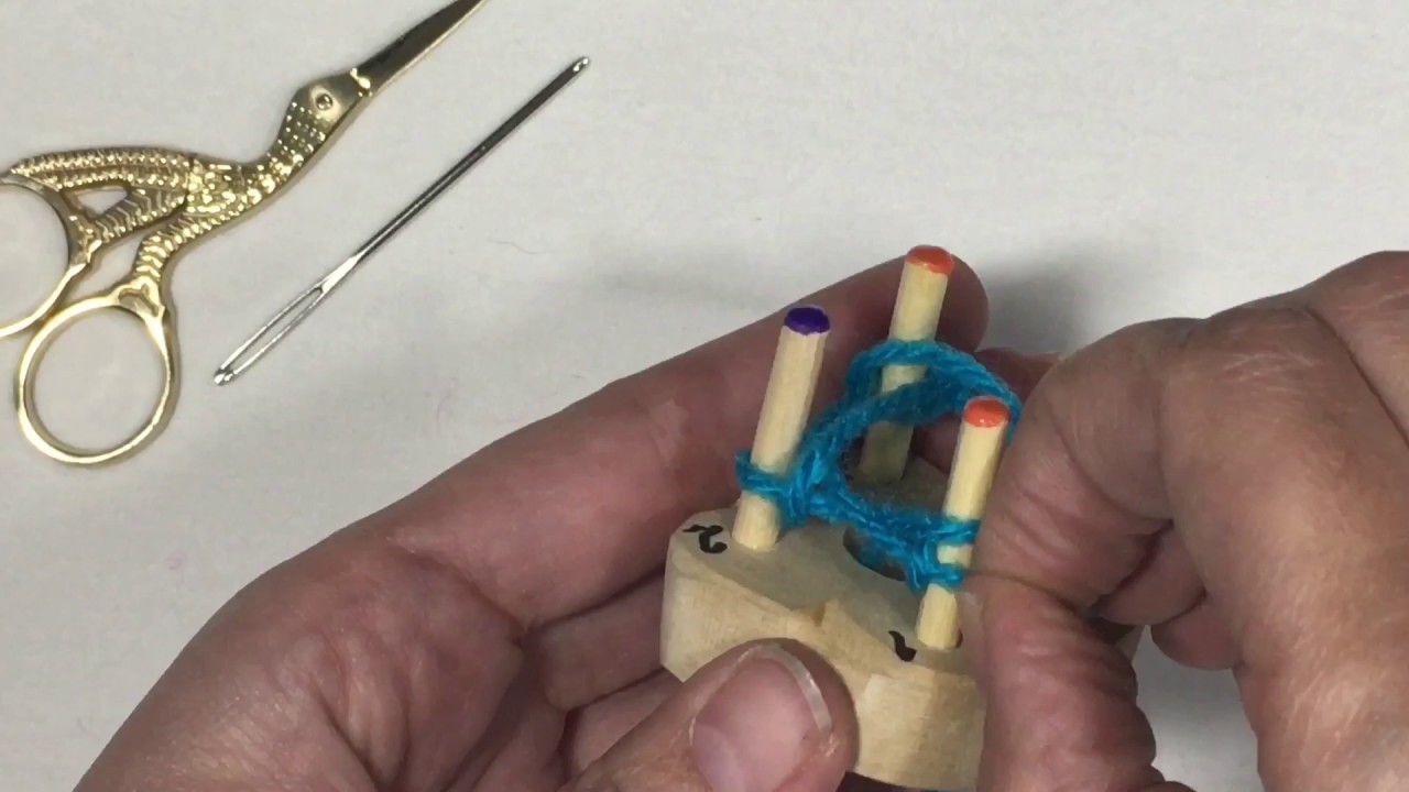 CÓMO USAR EL TELAR DE 4 CLAVIJAS