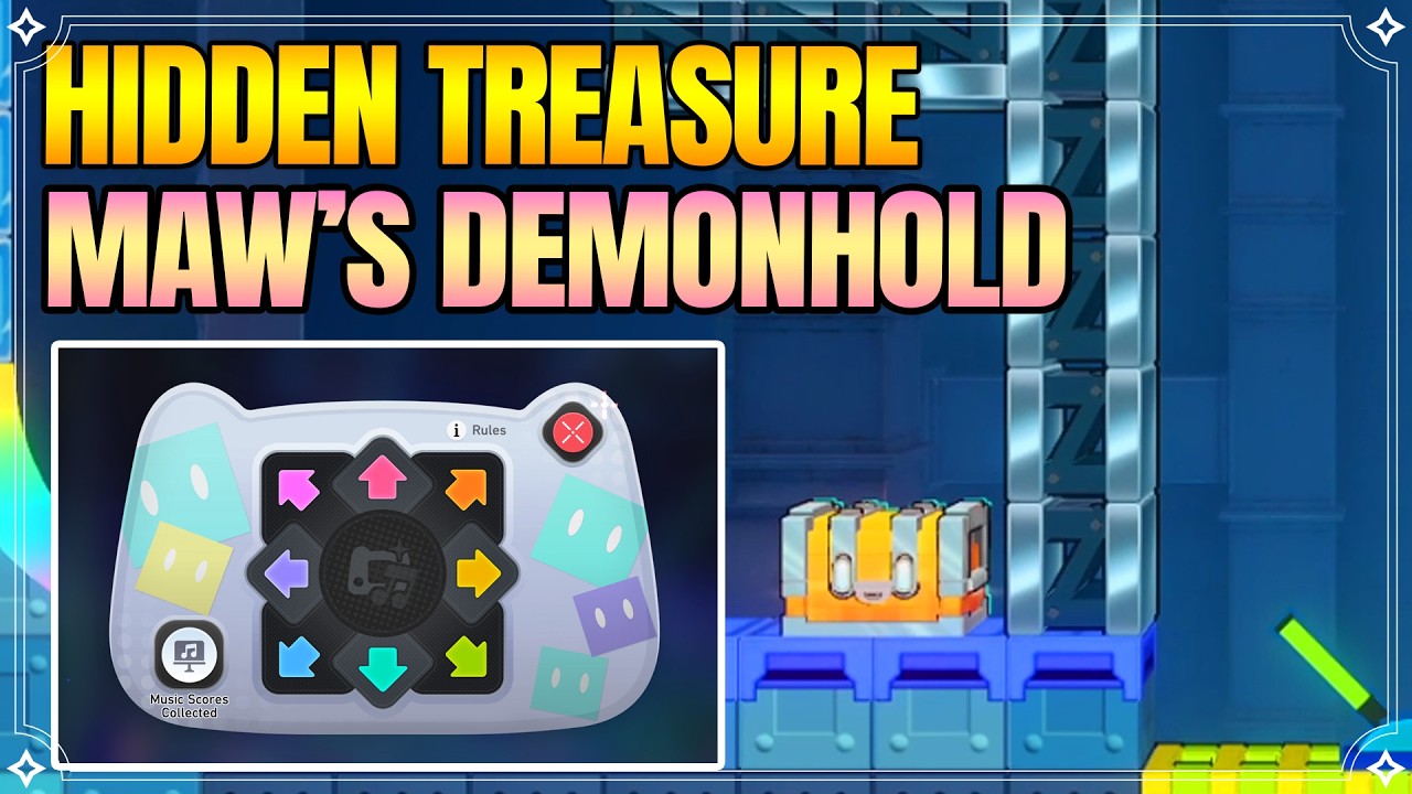 Hidden Chest in Desolate Maw's Demonhold - Bizzarre Melody - Music Scores【Honkai: Star Rail】