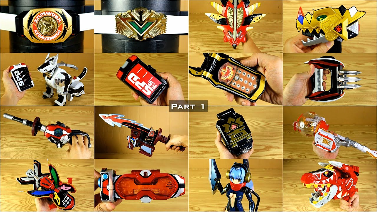 スーパー戦隊【強化フォーム】【究極フォーム】変身アイテムズ 1992- 2024【パート1】 Super Sentai Final Forms Zyuranger - Boonboomger