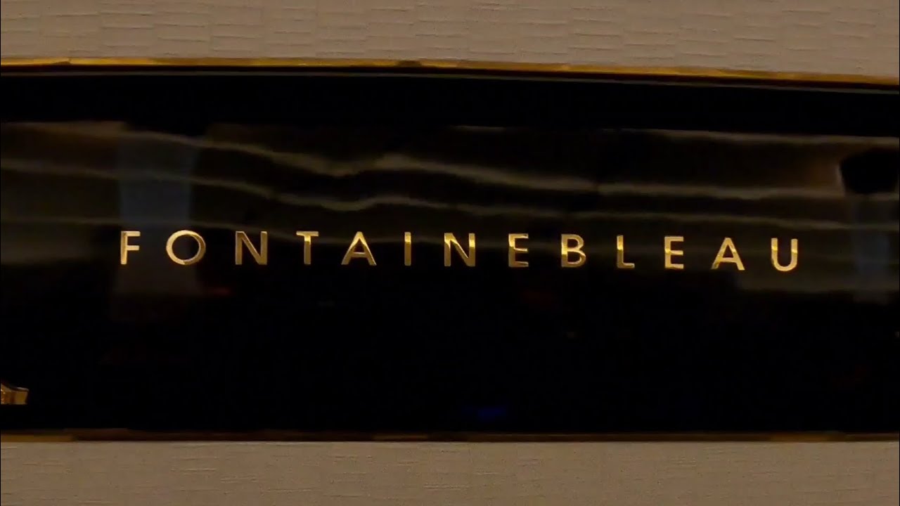 Fontainebleau Las Vegas walk through Tier Match food court 30 minute Tour