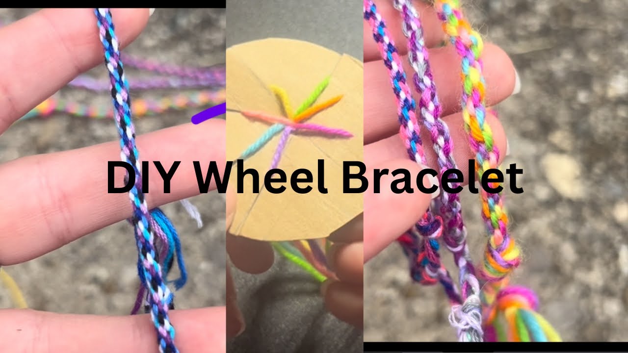 Step By Step Wheel Bracelet #diyjewelry #handmade #kumihimo #diy 