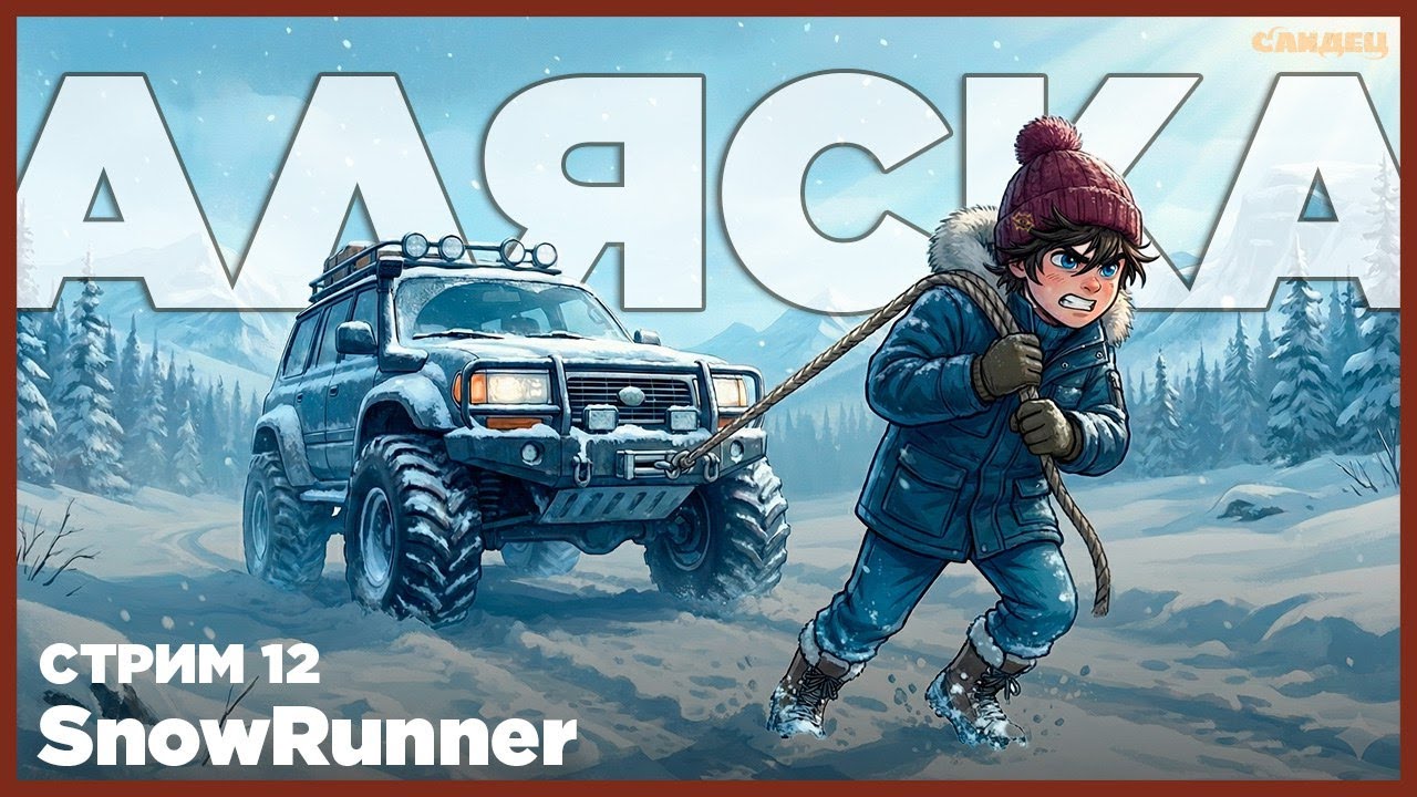 Регион Аляска • Snowrunner • Стрим 12