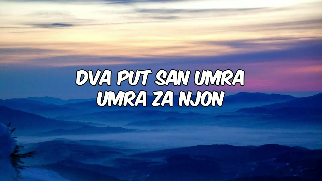 Oliver Dragojević - Dva put san umra (Tekst, Lyrics)