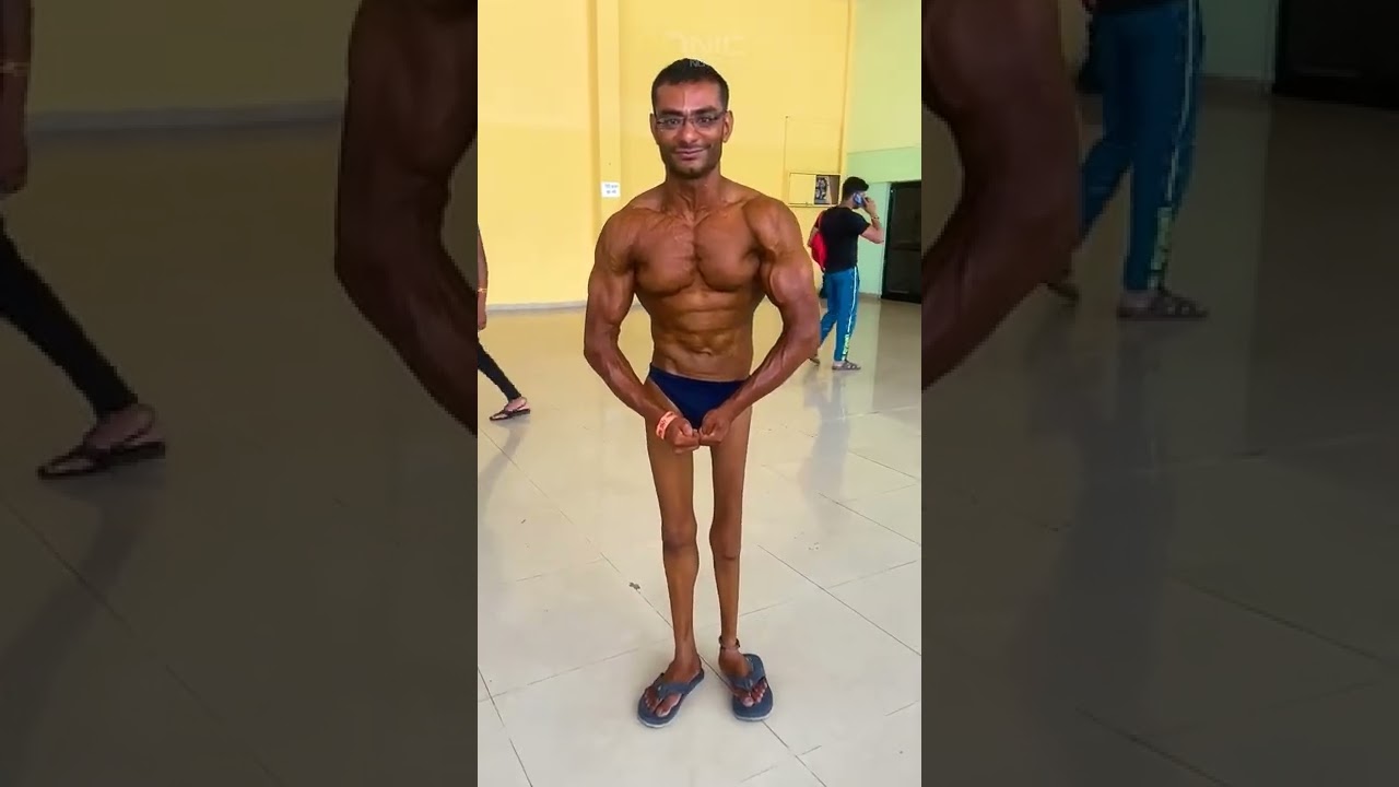 Fiziksel engelli kategorisinde yarışan bir v&uuml;cut geliştirici. RESPECT! 💪