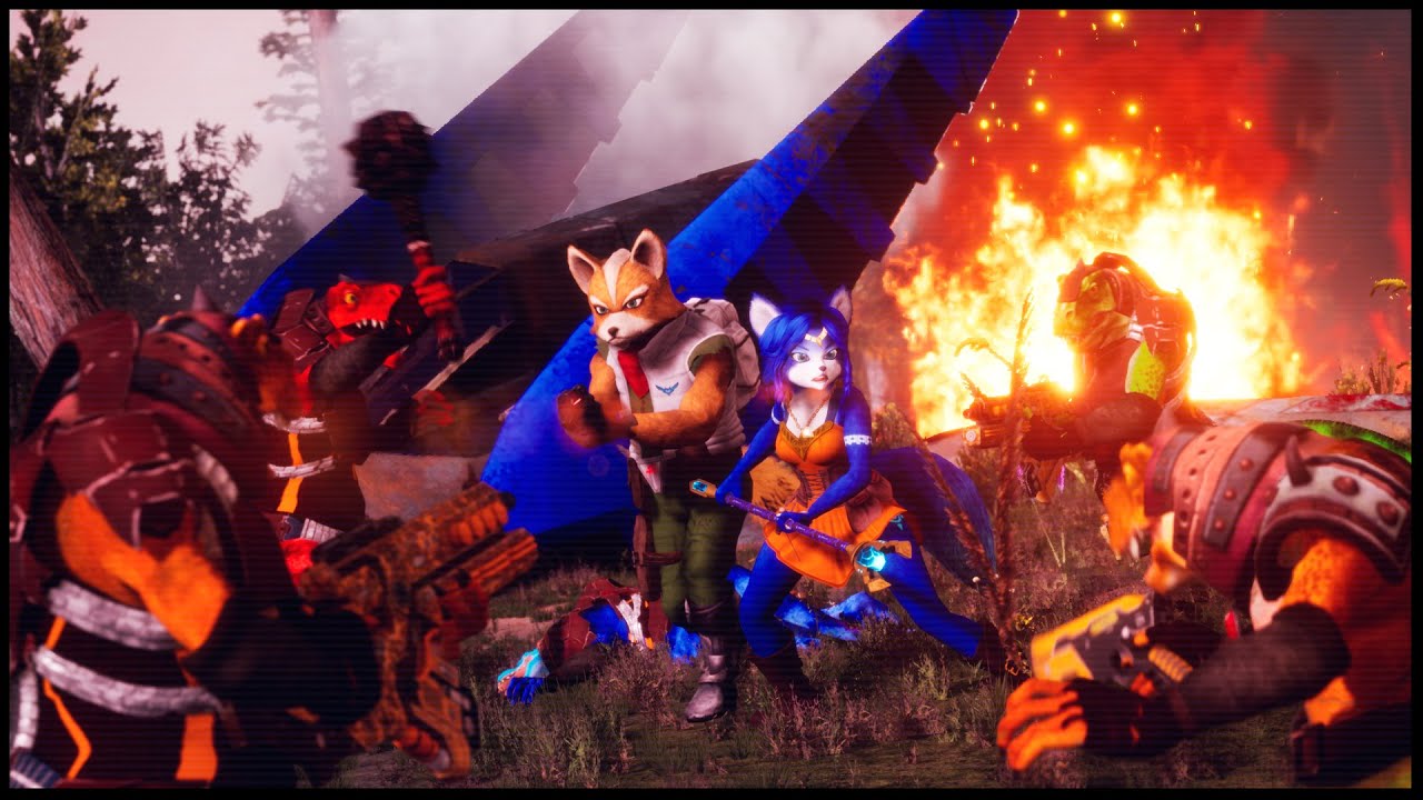 Adventure Awaits - Krystal meets Fox - Star Fox Event Horizon