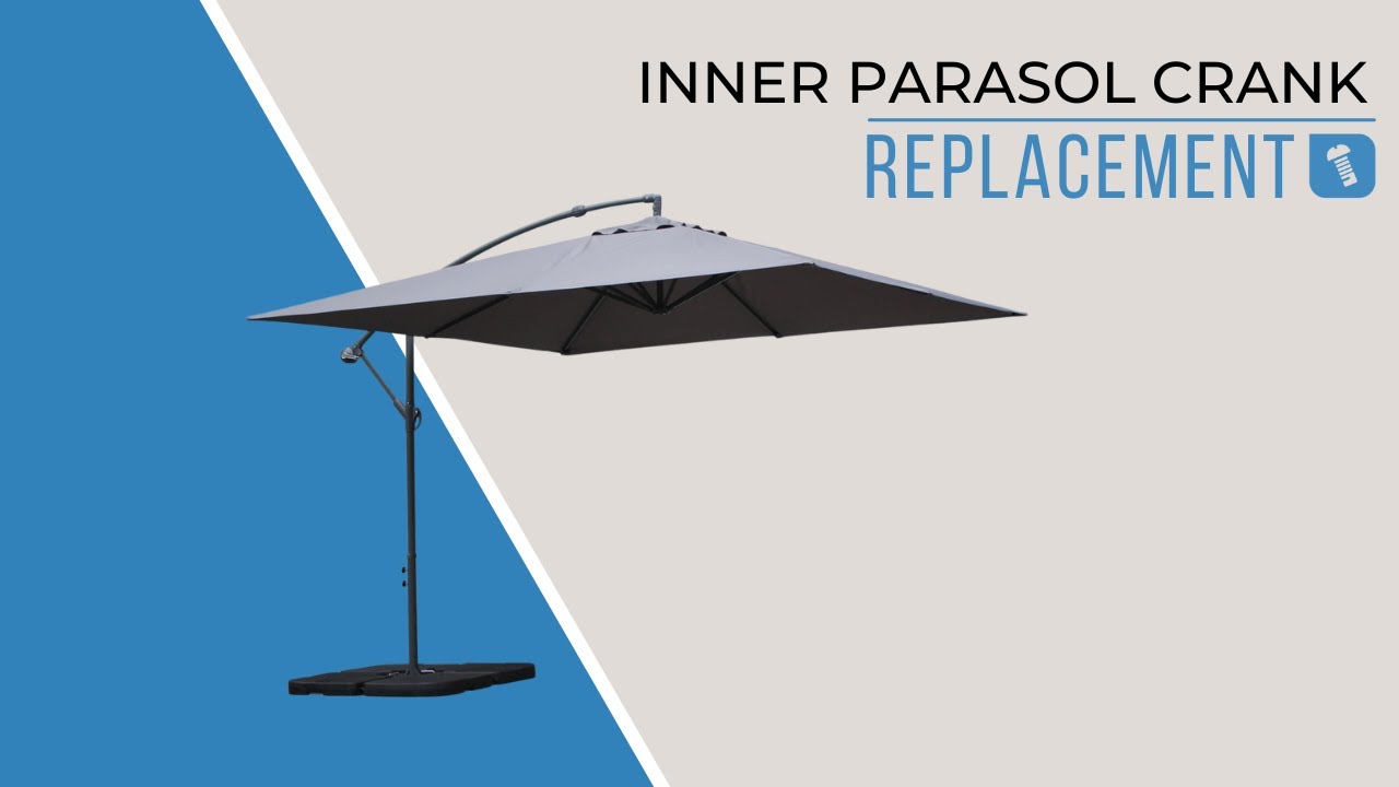 How do I replace the INNER PART OF THE HANDLE on my PARASOL?