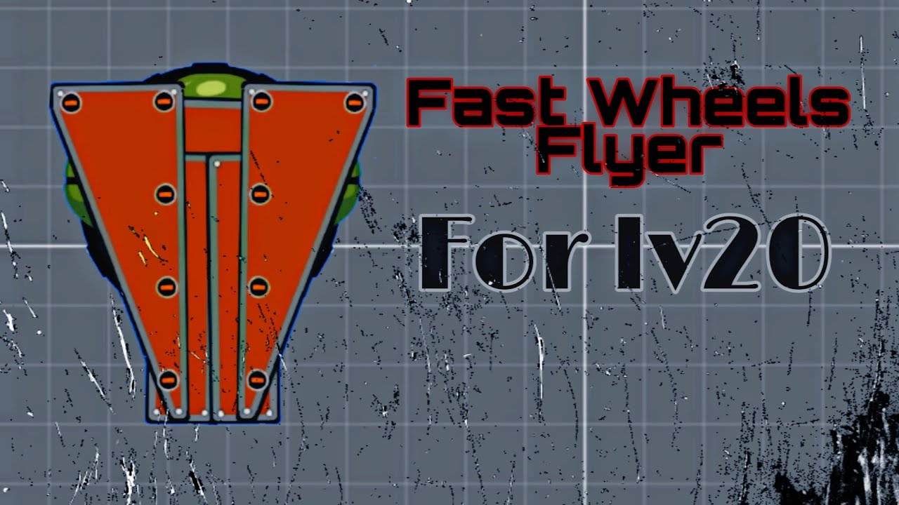 I made a Fast Wheels Flyer for lvl 20 | super tank rumble