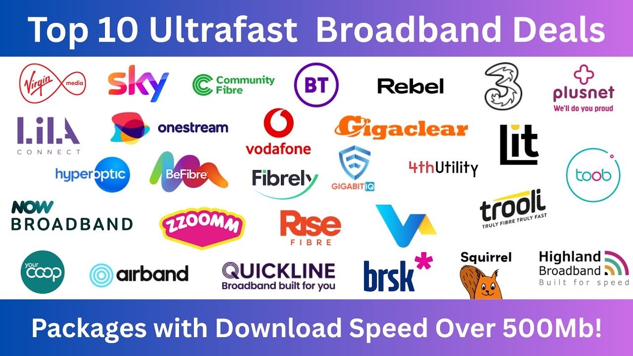 Top 10 Ultrafast Broadband Deals UK - Don't Get Ripped Off!