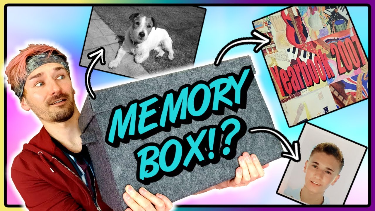 What's In My Memory Box/Keepsake Box? (Old School Yearbook, Old Photos & More)