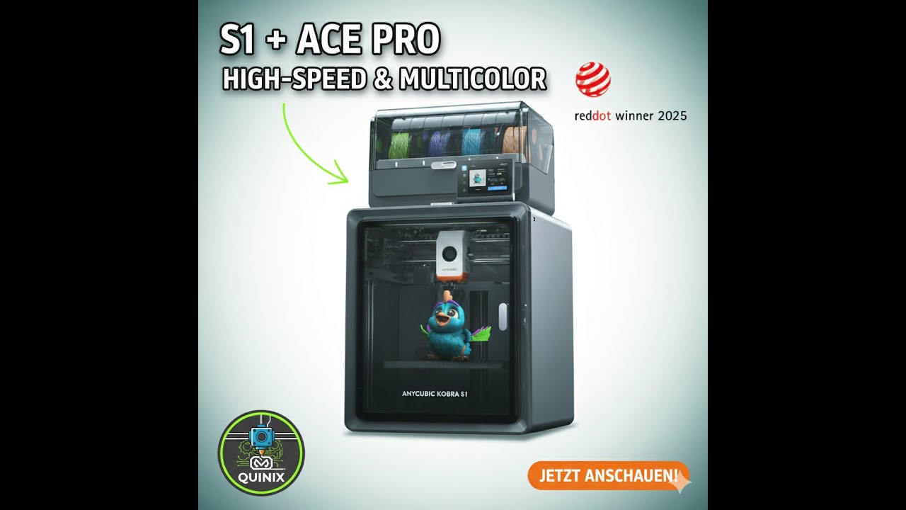Anycubic Kobra S1 & ACE Pro im Test: Die neue High-Speed Referenz?