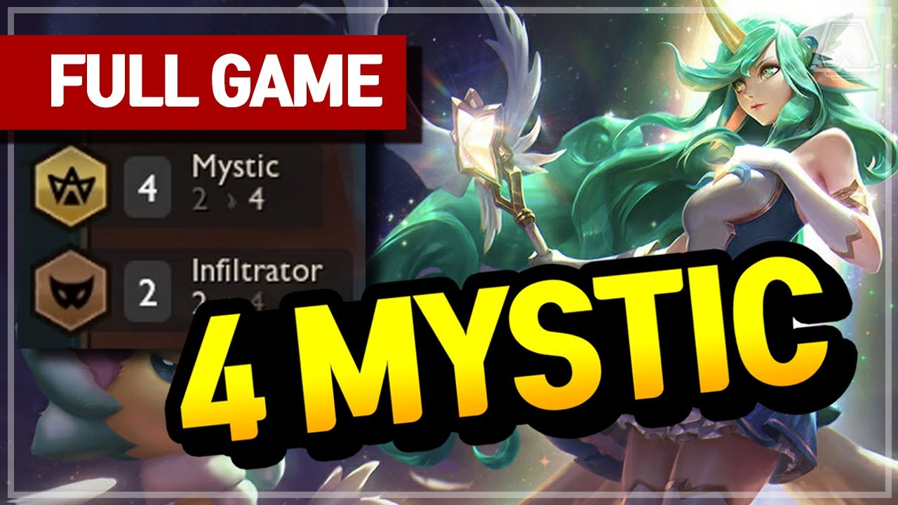 4 Mystics Comp! - Teamfight Tactics Full Game | TFT Galaxies | Master