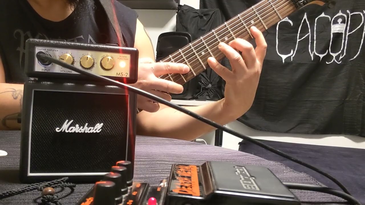 Guitar finger stretching idea