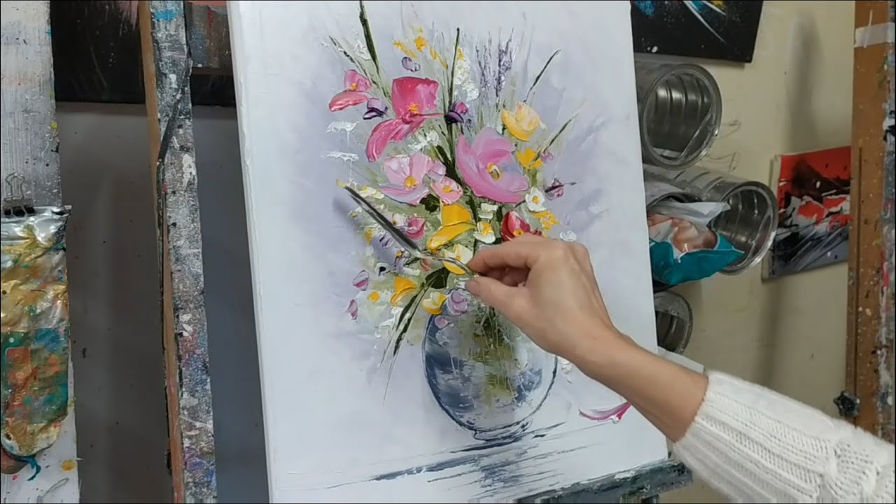 RÉUSSIR LA TRANSPARENCE D'UN VASE par Nelly LESTRADE