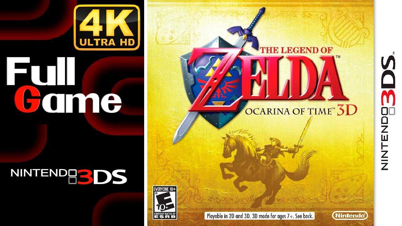 The Legend of Zelda: Ocarina of Time 3D - Full Game Walkthrough / Longplay (4K60ᶠᵖˢ UHD)