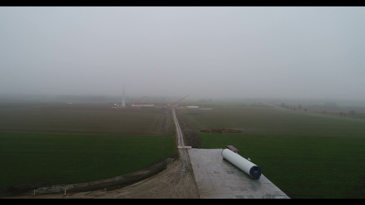 Neubau einer  Windenergieanlage Vestas V 126 in Brobergen LK Stade