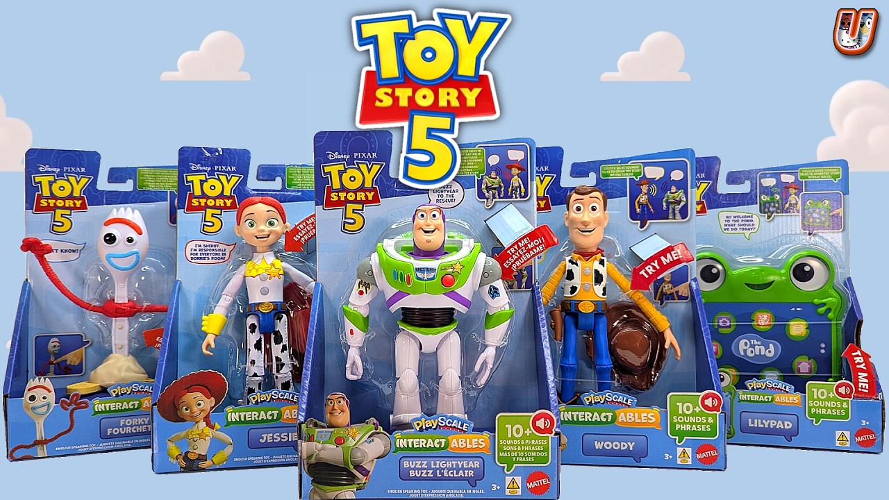 Toy Story 5 Interactables Figures Unboxing - No Talking ASMR