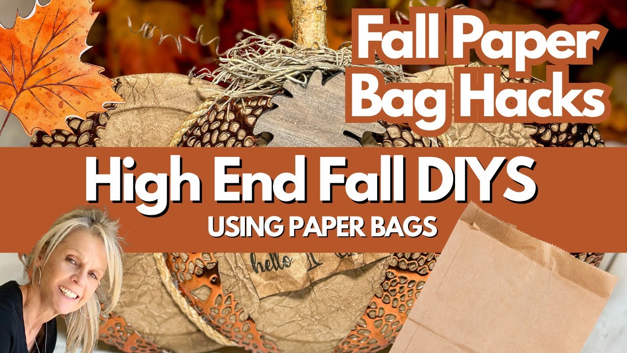 DIY Fall Home Decor Using Paper Bags | Genius Budget-Friendly Ideas