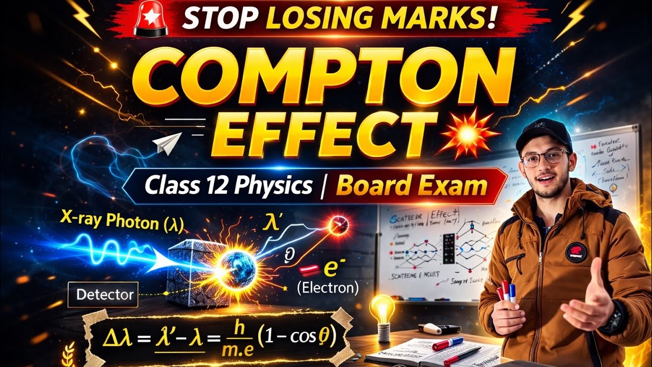 Compton Effect Explained in Urdu/Hindi | Class 12 Physics | Board Exam Preparation|| notes|| FSC|| 