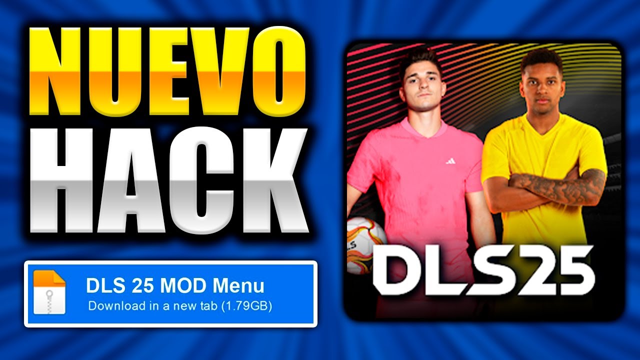 DLS 25 MOD MENU /HACK APK⚡HACKEADO GEMAS Y MONEDAS ILIMITADAS🔥DREAM LEAGUE SOCCER 2025 iOS/Android