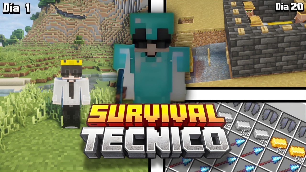 Empecé el SURVIVAL TÉCNICO DEFINITIVO ⚙️ en Minecraft 1.21.11 #1