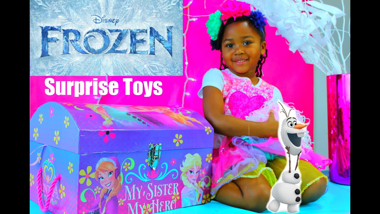 Disney Frozen surprise Toy Magical Treasure Chest|Surprise Frozen toys|Holiday2015