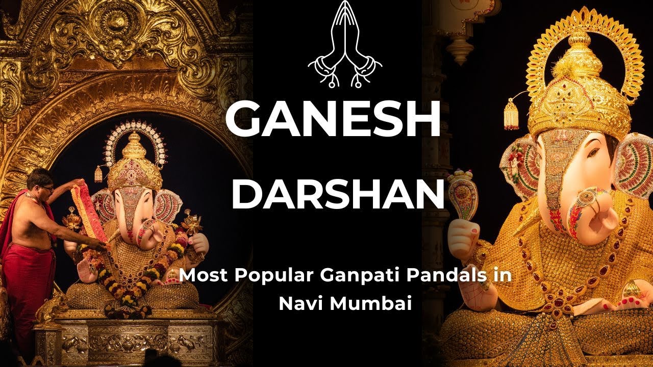 Ganpati Darshan 2025 | Navi Mumbai Cha Raja, CBD Cha Raja, Kharghar Cha Raja & More.