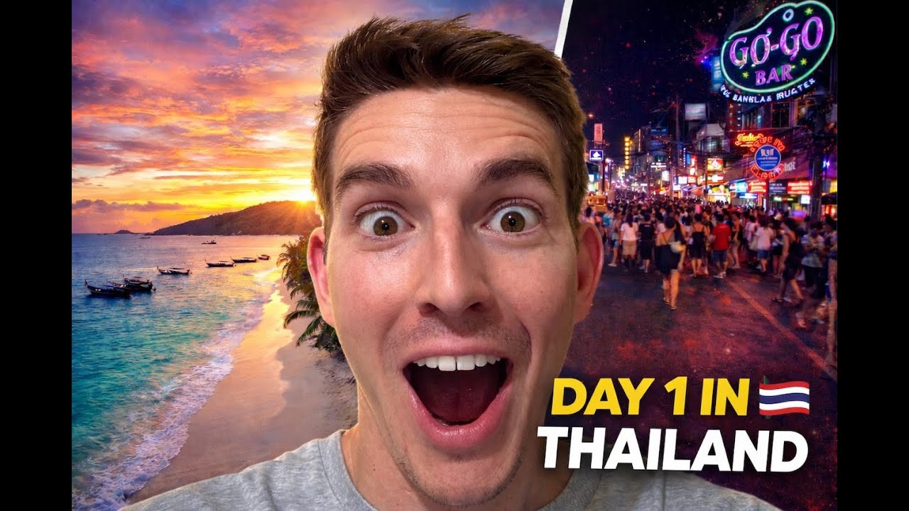 Day 1 in Phuket, Thailand 🇹🇭 | New Airbnb, First Beach Day & Bangla Road