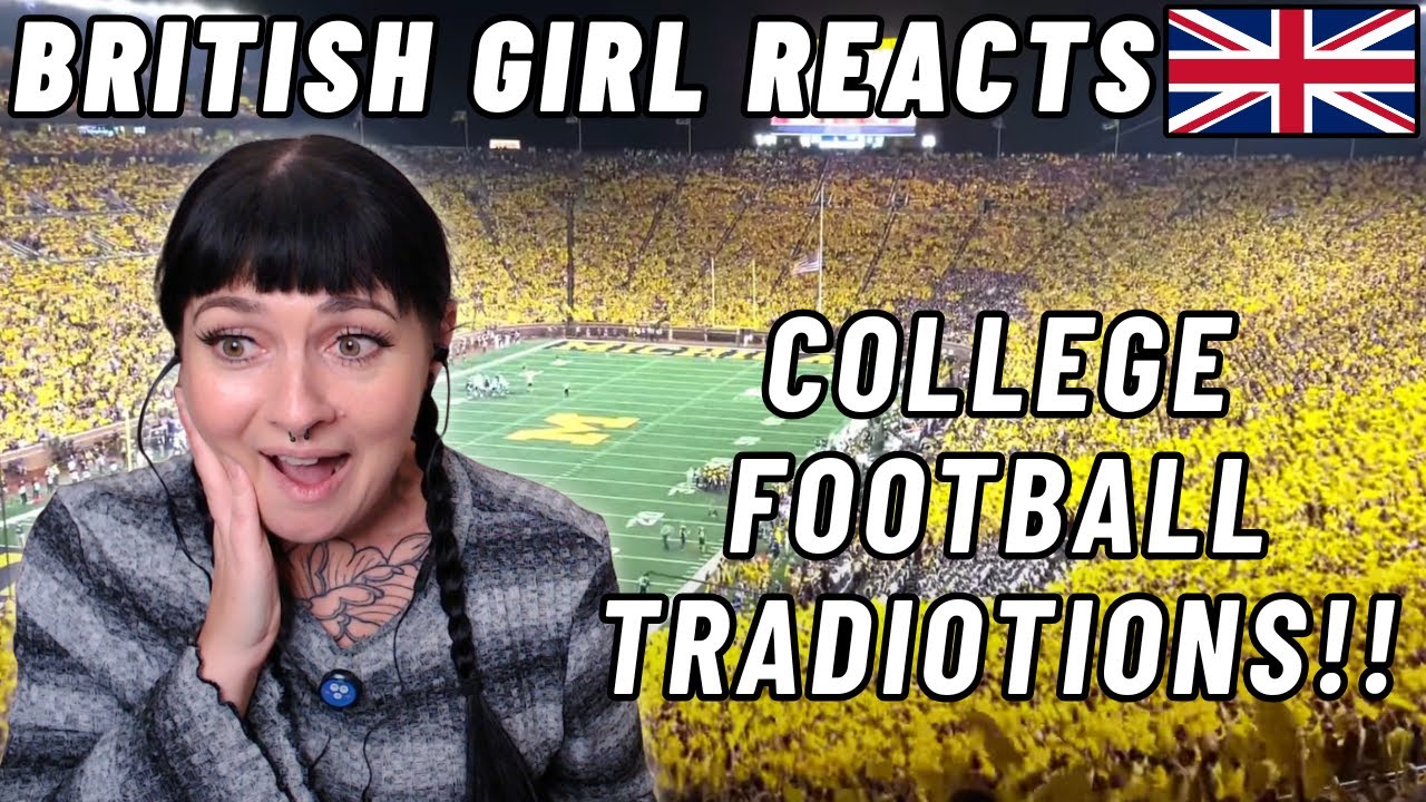 BRITISH Girl Reacts | Just how BIG is COLLEGE FOOTBALL?!?!