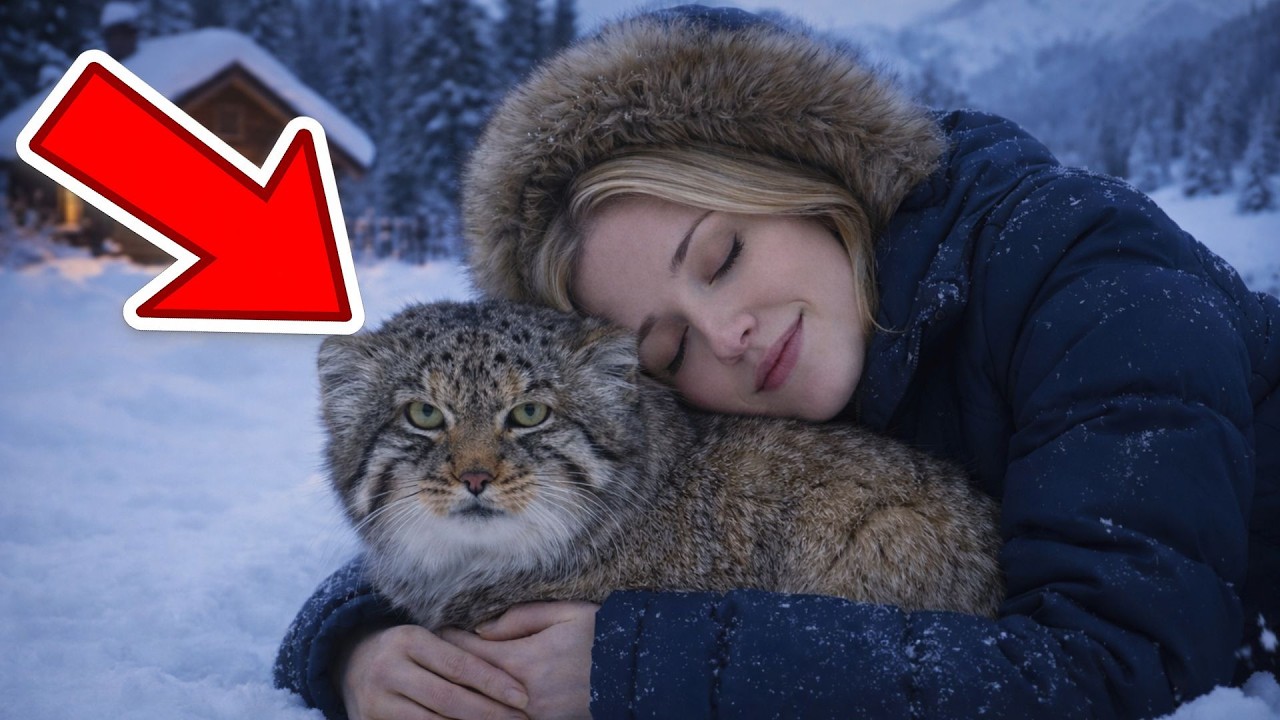 I Rescued a Freezing Cat in the Mountains… It Was a Rare Manul! 😱
