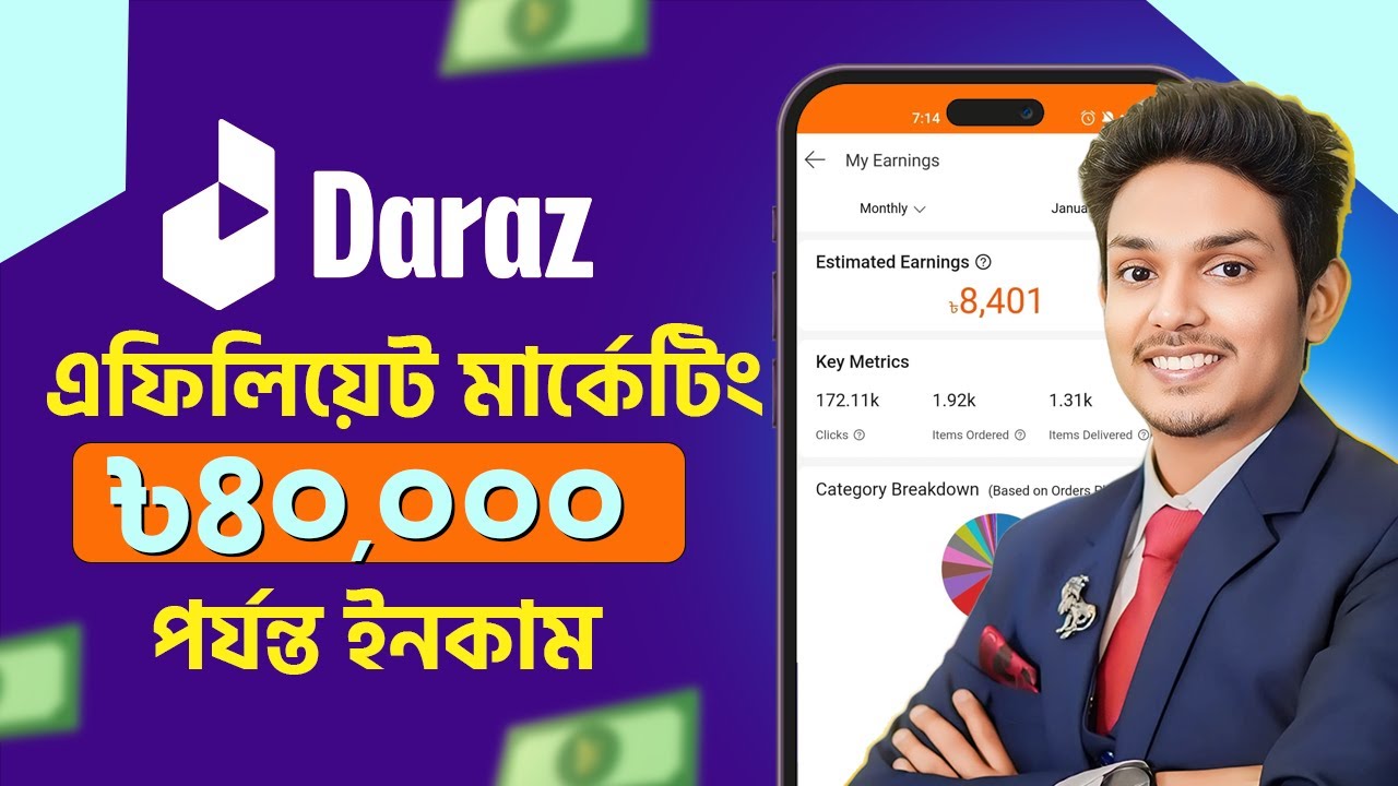 নতুন নিয়মে Daraz Affiliate Marketing BD 2024 | Daraz Affiliate Marketing Full Course