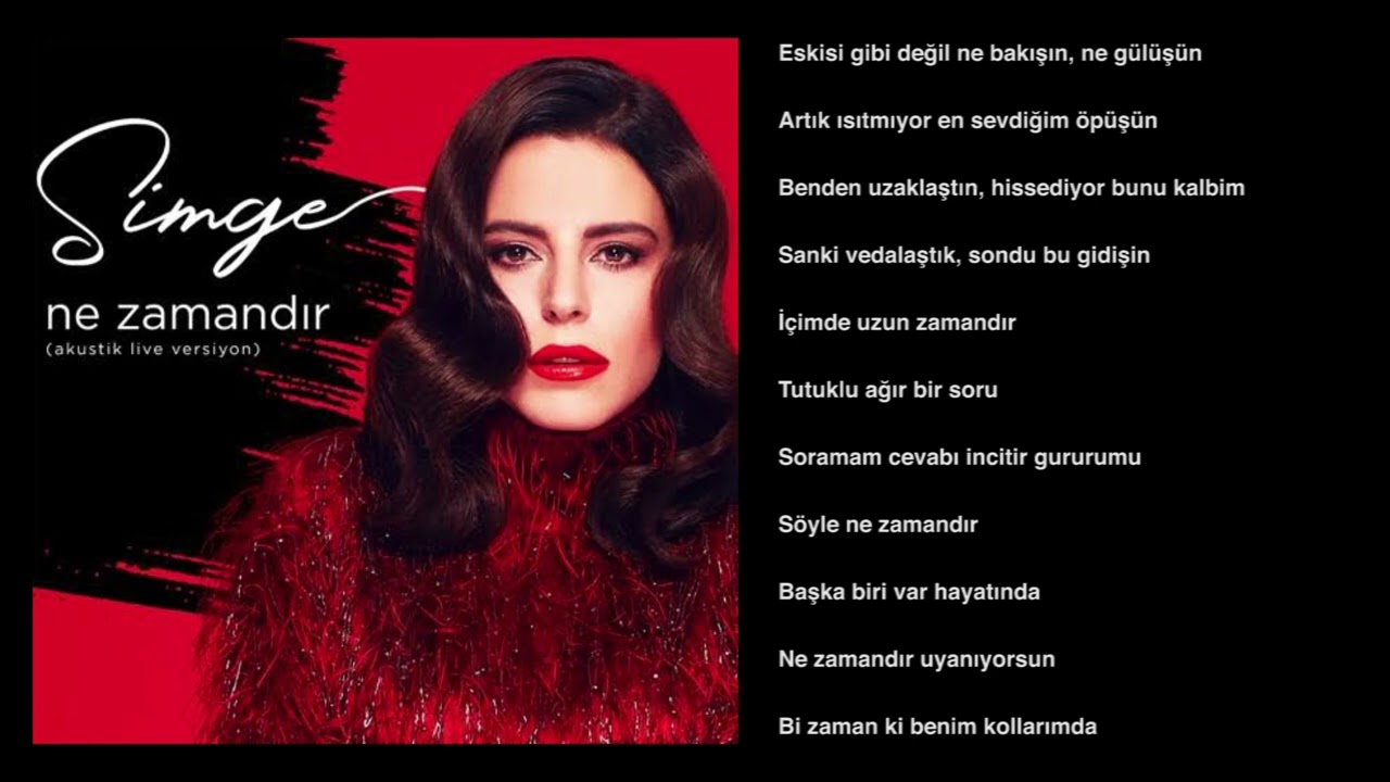 Simge - Ne Zamandır (Akustik Karaoke)