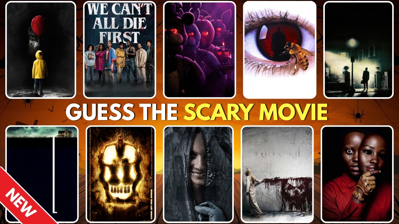 Guess The Halloween Movie By Scene/Poster🕸️ 50 Scary Choices👻