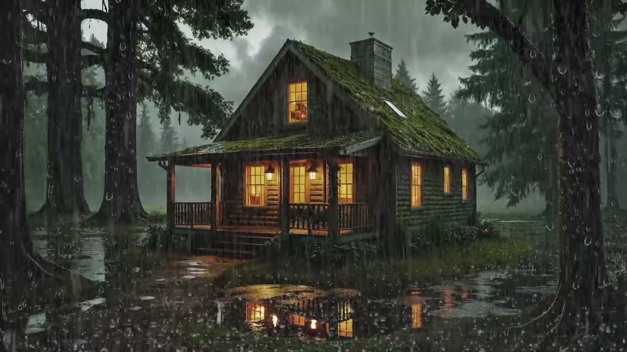 Light Drizzle Rain 🌦️ | Soft Background for Study